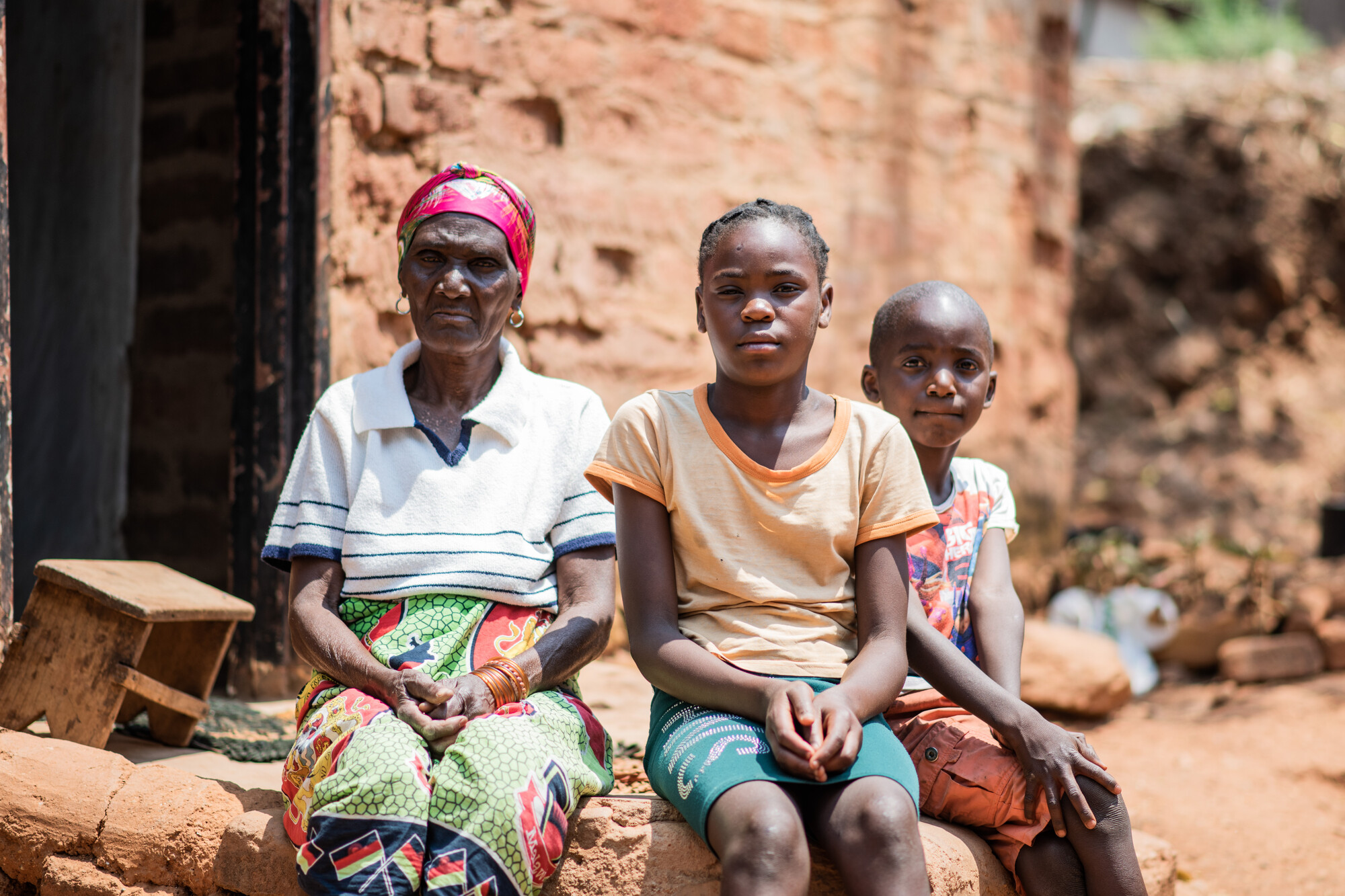 Mary with her Grandmother Charity