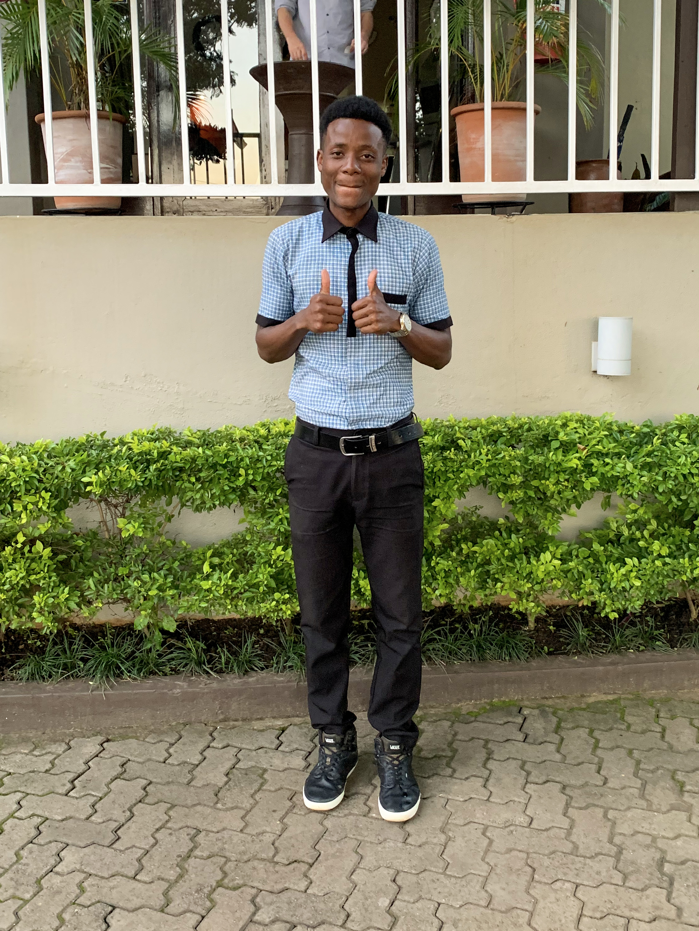 young man posing for a photo