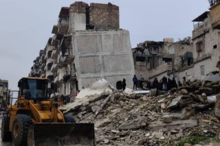 Aftermath of earthquake in Syria