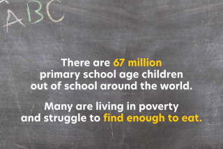 67 million primary school age children out of school