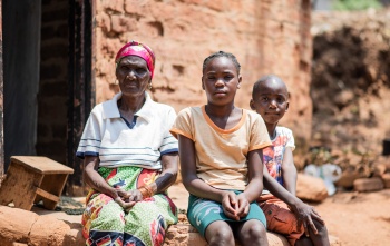 Mary with her Grandmother Charity