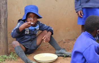 Children in Umguza District of Zimbabwe