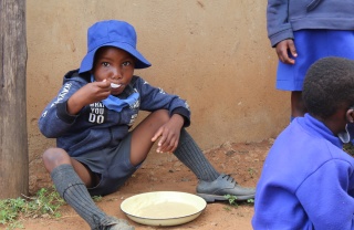 Children in Umguza District of Zimbabwe