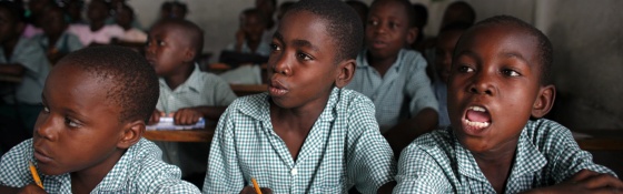 children in class, learning