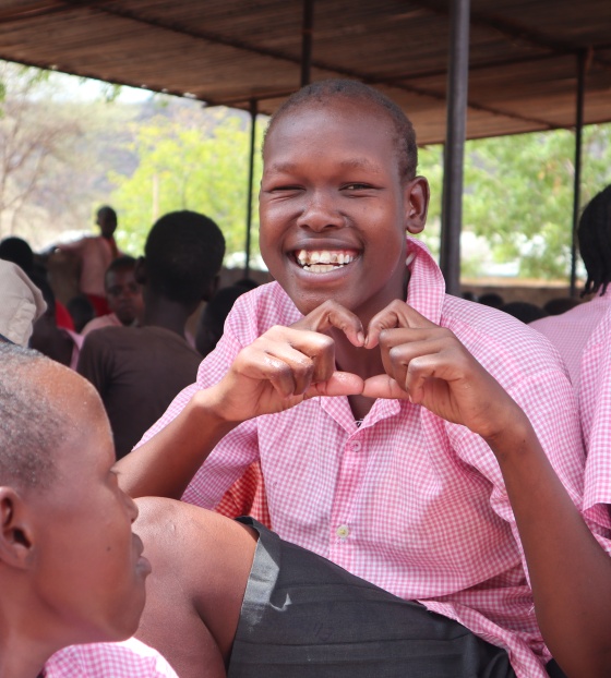 Learner from Turkana, Northern Kenya