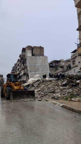 Aftermath of earthquake in Syria