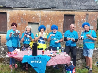 2024 - Walk to Knock - Walkers having tea