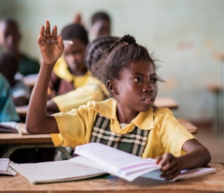 Girl in classroom