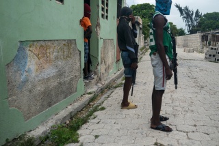 Image of armed gangs in Haiti